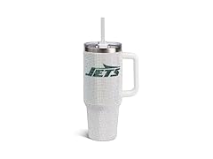 JETS White Bling Tumbler (40oz)