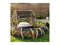 Naielfopet Outdoor Cat Enclosure 2-in-1