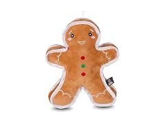 Bow Wow Pet Holiday Gingerbread Gusset Squeaky Toy