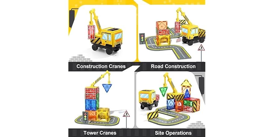 Soyee Magnetic Tiles Magnetic Building Blocks