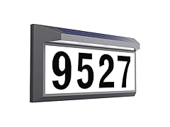 Solar Light Address Sign