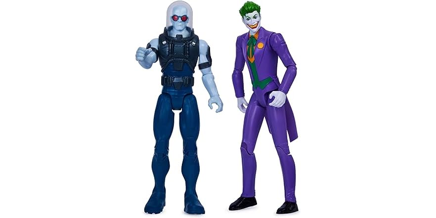 Lot De 12 Figurines Marvel Et DC Comics - PVC - Occasion