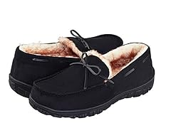 VLLY Men's Microsuede Moccasin Slippers