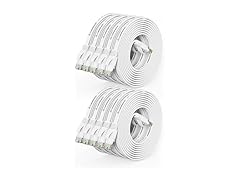 CableGeeker Cat6 Cable 10Ft - 10-Pack, White