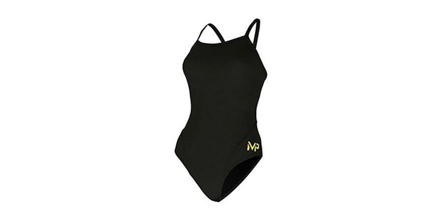 Michael Phelps Solid Mid Back Swimsuit
