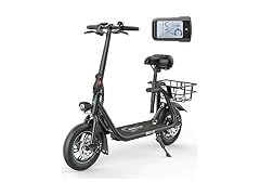 GYS-C1 E-scooter with seat and basket