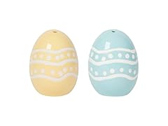 Jubilee Easter Eggs Stoneware Salt & Pepper Shakers, Set of 2 
