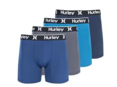 Hurley Men's 4-Pack Boxer Briefs