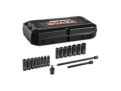 VEVOR 18pc Drive Impact Socket Set 3/8"