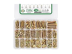 FOLIV 720pcs M4 M5 M6 Grade 8.8 Metric Bolt Assortment