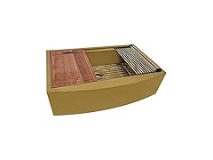 Ruvati 30-inch Matte Gold Workstation
