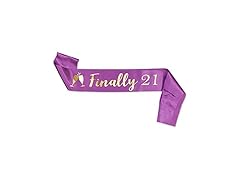 Clever Monster Birthday Sash Purple