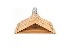 Suptinwear Premium Wooden Hangers 20 Pack