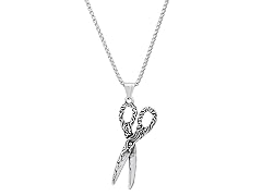 Rope Chain With Scissor Pendant