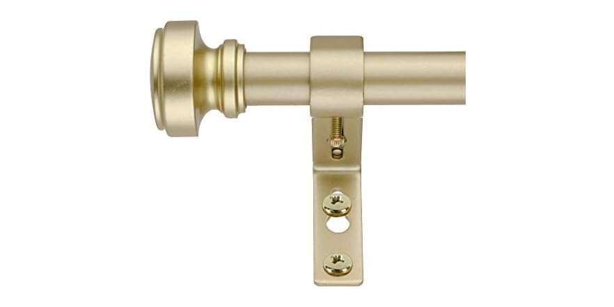 Decopolitan 3/4" Knob Curtain Rod