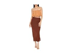 Forever 21  (M) Chiffon Midi Skirt