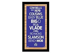 Sacramento Kings 9.5" x 19" Sign
