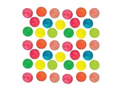 Assorted Neon Bouncing Rubber Balls