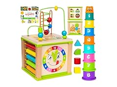 Wooden Baby Activity Cube Toy