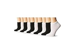 Gildan No Show 10Pack Socks (8-12)