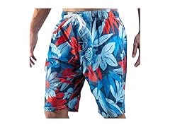 Kanu Men's Navy/Red Swim Trunk (S)