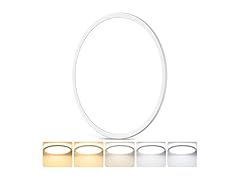 16.5Inch LED Flush Mount Ceiling Light Fixture, 32W