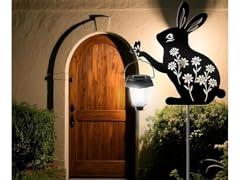 Hakol Bunny Solar Hanging Light – Outdoor Black w Light