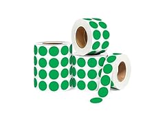 WANSTE 0.75" Sticky Tags Green 10000pc