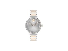 Movado Women's Bold Rose Gold Crystal-Set - Watch