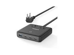 TESSAN Charging Station PD 100W (2 Outlets, 4 USB)