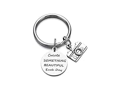 ODLADM Happy Birthday Charms Key Ring Key Holder