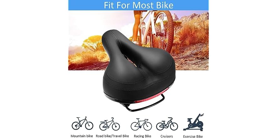 bicycle seats for large bottoms