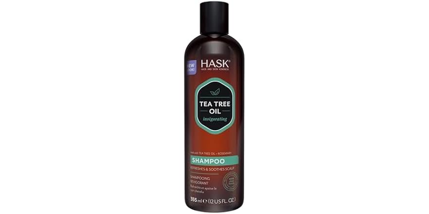 HASK Tea Tree & Rosemary Oil Scalp Care Shampoo - 12 fl oz