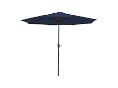 Sunnydaze 9 ft. Patio Umbrella- Navy Blue