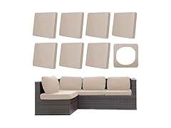 8Pcs Outdoor Cushion Covers Beige