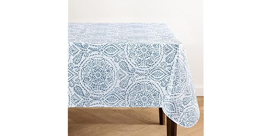 Elrene Home Fashions Herbstblätter Tischdecke Rund 178 Cm – 100% Polyester, Pflegeleicht