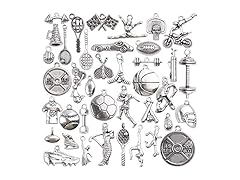 Hendevl Ball Sports Theme Charms