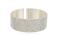 Anne Klein Classics Silvertone Crystal