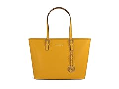 Jet Set Top Zip Leather Tote