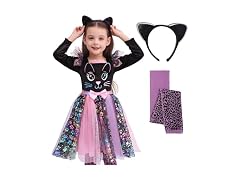 Wizland Cute Cat Costume for (5-6years)