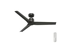 Hunter Ceiling Fan 52 Inch Matte Black Indoor/Outdoor