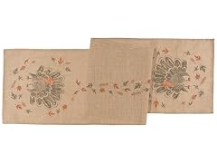 Now Designs Burplap Tablerunner, County Turkey