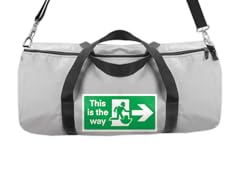 "Exit Sign" Duffle Bag