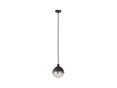 Globe Electric 1-Light Pendant, Black