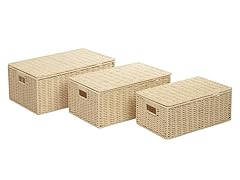 3Pc Paper Rope Baskets