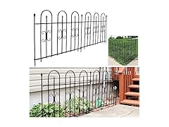 Sunnydaze 21 ft 5-Panel Garden Border Fence Set