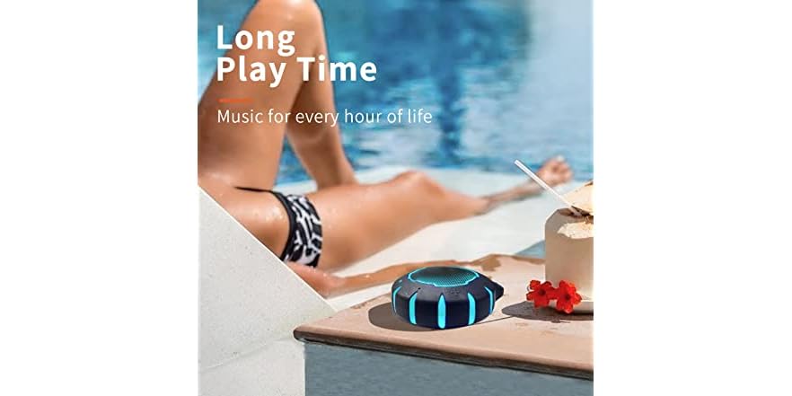 HEYSONG Waterproof Bluetooth Speaker