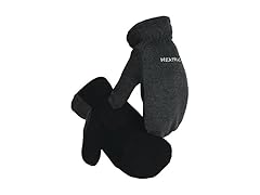 Caiman 1396-1 Deer Split Leather Palm Mitten