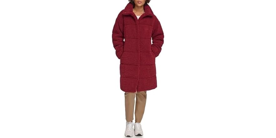 Liosi Teddy Coat Black