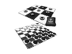 2-in-1 EVA Foam Giant Checkers & Tic Tac